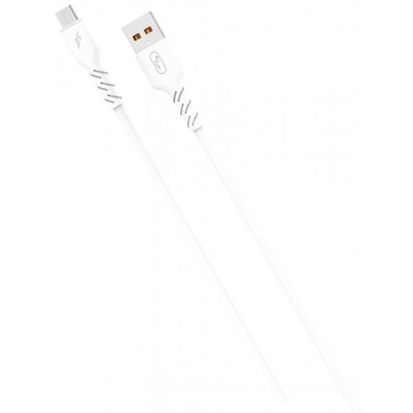 Кабель SkyDolphin S07V TPE High Elastic Line USB - micro USB (M/M), 1 м, White (SDUSB-000597)