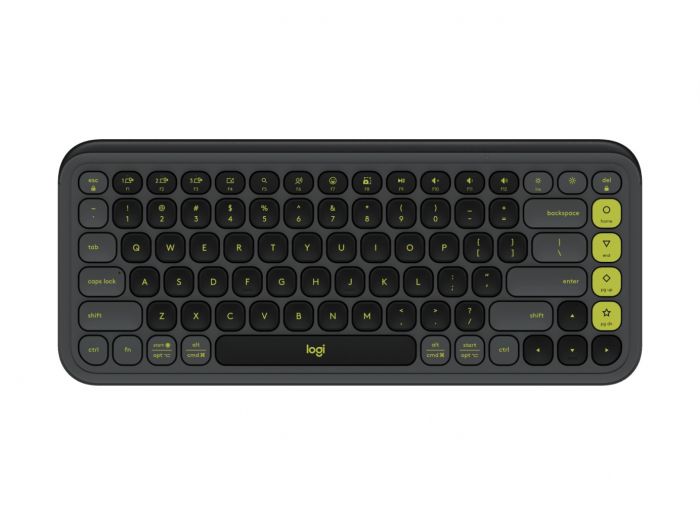 Клавiатура бездротова Logitech Pop Icon Keys Graphite (920-013157)