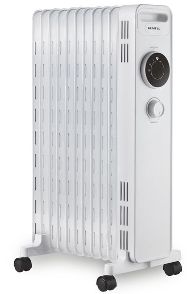 Масляний радіатор Kumtel KUM-1230S White