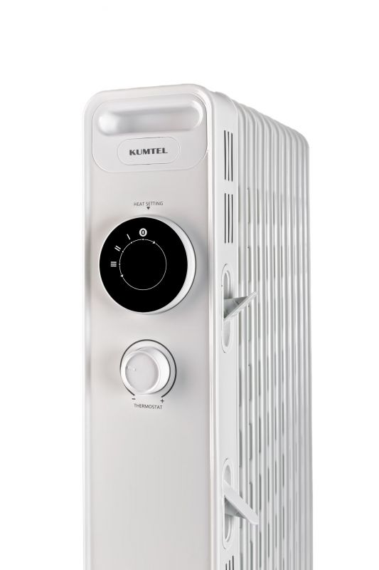 Масляний радіатор Kumtel KUM-1230S White