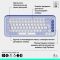 Клавiатура бездротова Logitech Pop Icon Keys Lilac (920-013074)