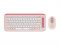 Комплект (клавіатура, миша) бездротовий Logitech Pop Icon Combo Rose (920-013142)