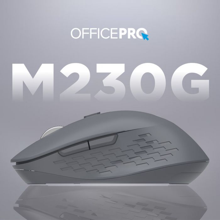 Миша бездротова OfficePro M230G Gray
