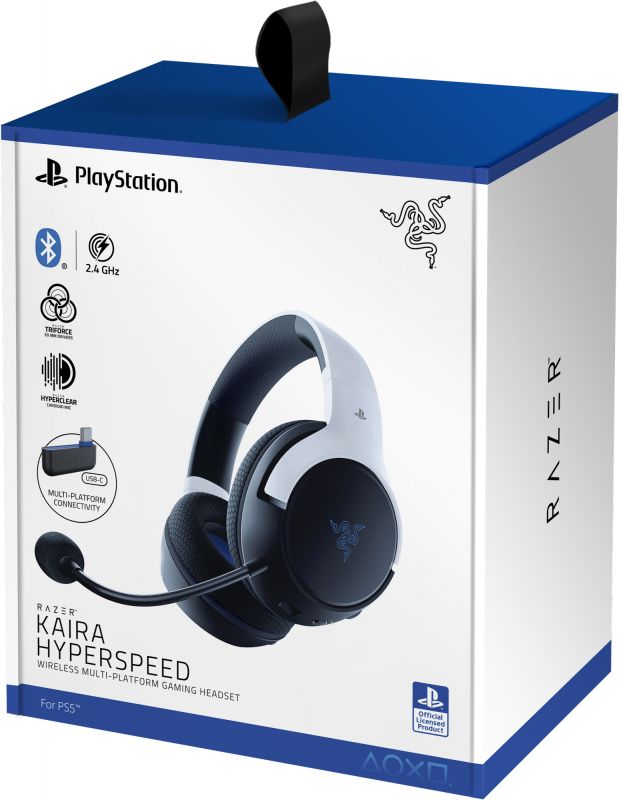 Bluetooth-гарнітура Razer Kaira Hyperspeed for PS5 (RZ04-03980200-R3G1)