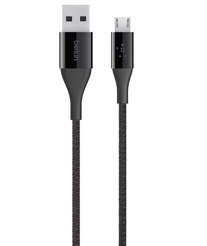 Кабель Belkin DuraTek Mixit USB - MicroUSB (M/M) 1.2 м Black (F2CU051bt04-BLK)