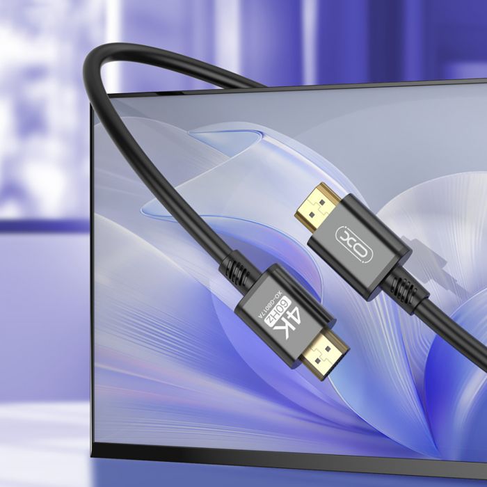 Кабель XO HDMI-HDMI V.2.0, 3 м Tranish (GB017A-HDMI.tranish)