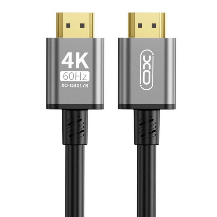 Кабель XO HDMI-HDMI V.2.0, 5 м Tranish (GB017B-HDMI.tranish)