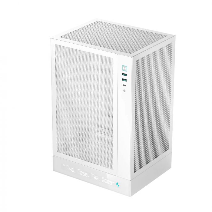 Корпус DeepCool CH170 Digital White (R-CH170-WHNPI0D-G-1) без БЖ