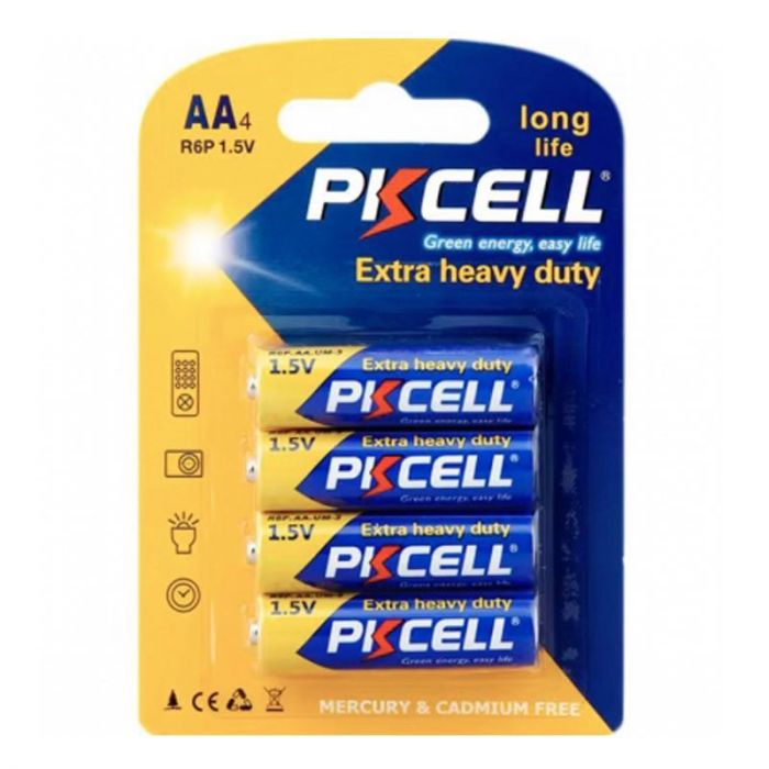 Батарейка PKCELL Extra Heavy Duty AA/LR06 4шт