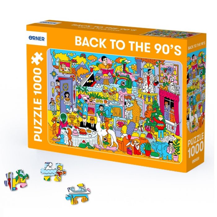 Пазл Orner Серія 90-ті. Серіали та фільми 1000 елементів