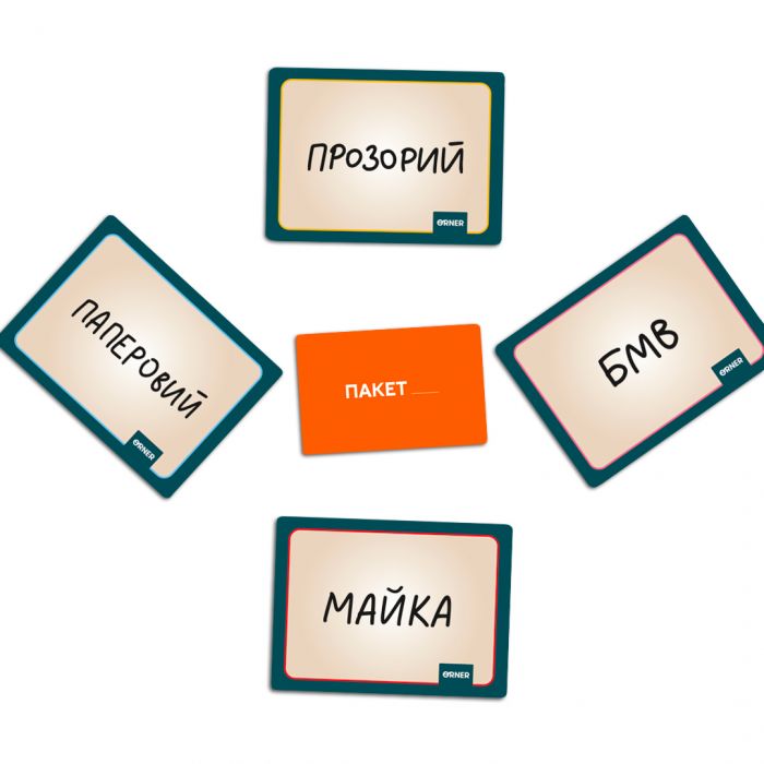 Гра для компанії Orner Вгадай, про що я думаю (orner-2617)