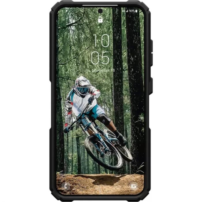 Чохол-накладка Urban Armor Gear Plasma XTE MagSafe для Samsung Galaxy S24 SM-S921 Black/Silver (214448114034)