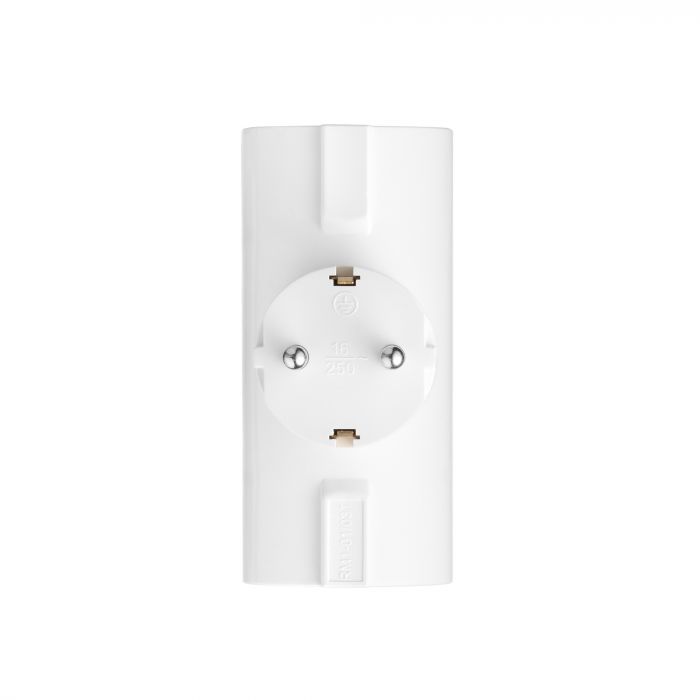 Мережевий адаптер 2E 3xТип F, 16A, білий (2E-AD0103WH)