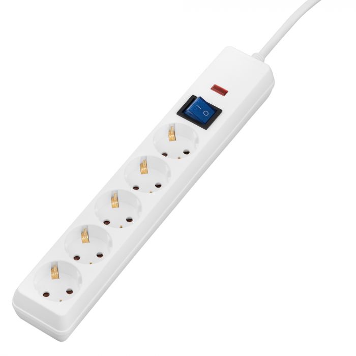 Мережевий фільтр 2E 5хSchuko, 3 м (2E-SP515OSM3WH)