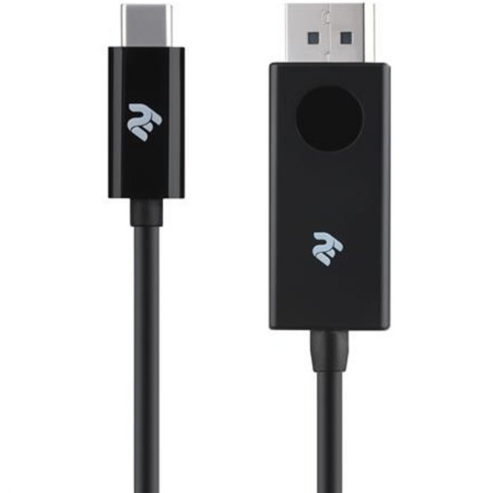 Кабель 2E Displayport - USB Type-C (M/M), 1 м, Black (2E-W1402)