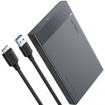 Зовнішня кишеня Ugreen для 2.5" HDD/SSD USB 3.0 US221 Black (30848)