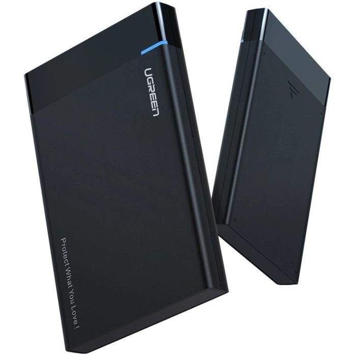 Зовнішня кишеня Ugreen для 2.5" HDD/SSD USB 3.0 US221 Black (30848)