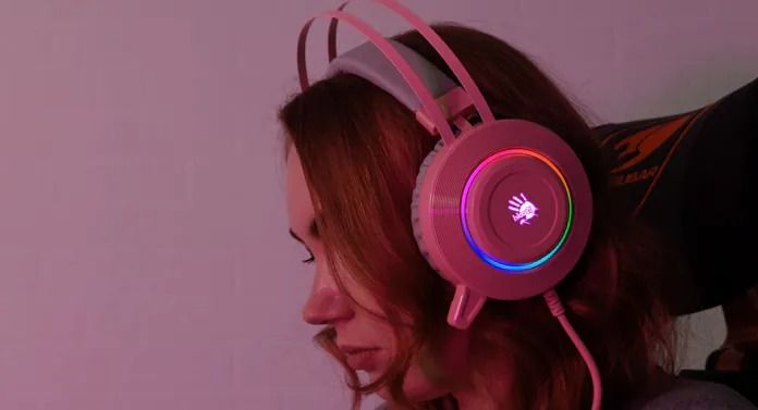 Гарнітура Bloody G521 Pink