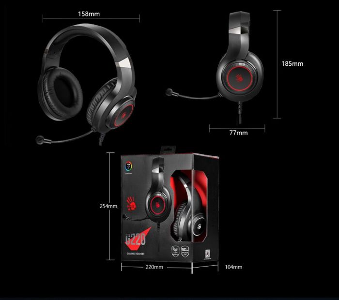 Гарнітура Bloody G220 Black