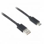 Кабель Cablexpert USB - USB Type-C V 2.0 (M/M), 1 м, чорний (CCP-USB2-AMCM-1M) 