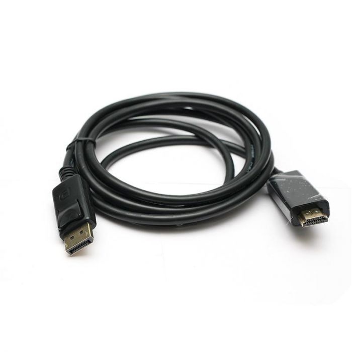 Кабель PowerPlant (KD00AS1237) DisplayPort-HDMI, 1.8м, Black