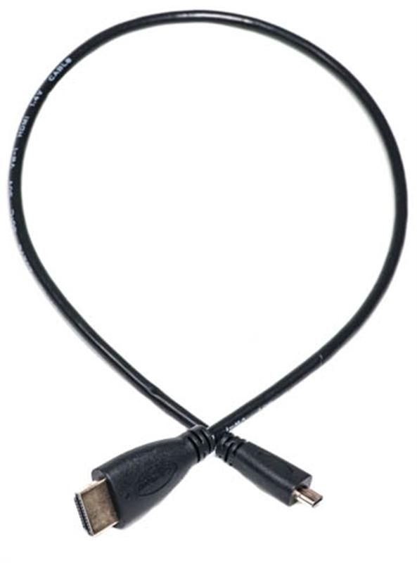 Кабель PowerPlant (KD00AS1241) HDMI-microHDMI v1.3, 0.5м, Black