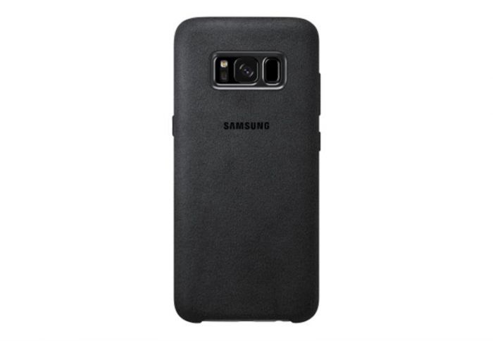 Чохол-накладка Samsung Alcantara Cover для Samsung Galaxy S8+ G955 Dark Gray (EF-XG955ASEGRU)