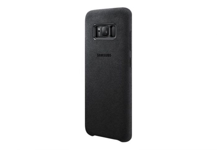 Чохол-накладка Samsung Alcantara Cover для Samsung Galaxy S8+ G955 Dark Gray (EF-XG955ASEGRU)