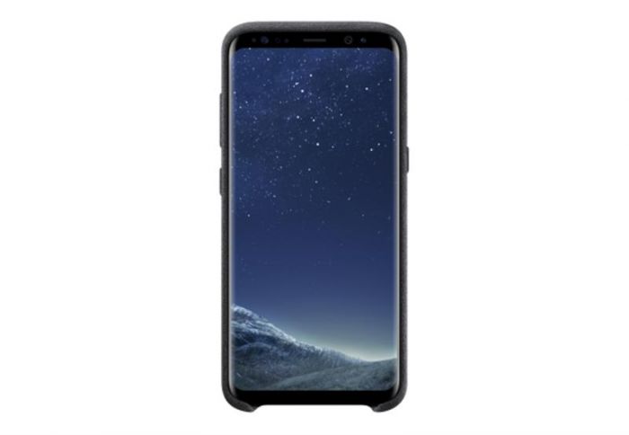 Чохол-накладка Samsung Alcantara Cover для Samsung Galaxy S8+ G955 Dark Gray (EF-XG955ASEGRU)