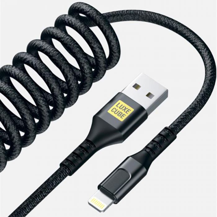Кабель Luxe Cube Dynamic USB - Lightning (M/M), 1.5 м, Black (4446689101557)