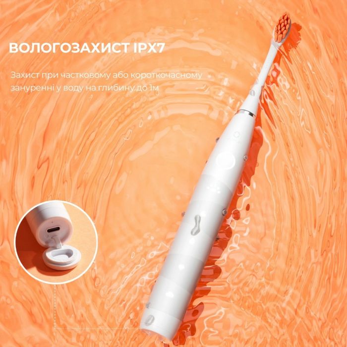 Розумна зубна електрощітка Oclean Flow S Sonic Electric Toothbrush White (6970810552959)