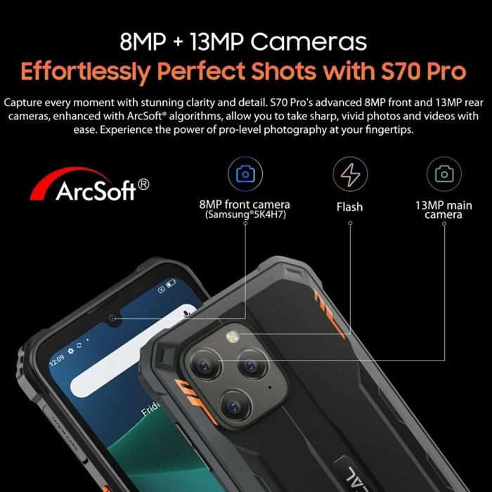 Смартфон Oscal S70 Pro 4/64GB Dual Sim Black