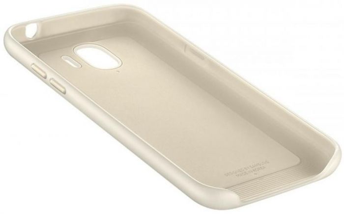 Чохол-накладка Samsung Dual Layer Cover для Samsung Galaxy J2 (2018) SM-J250 Gold (EF-PJ250CFEGRU)