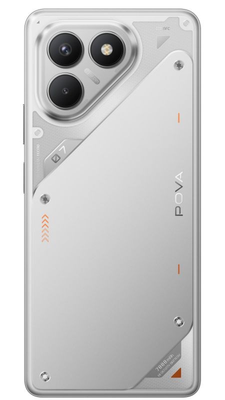 Смартфон Tecno Pova 7 Neo (LJ6) 8/128GB Magic Silver (4894947086809)