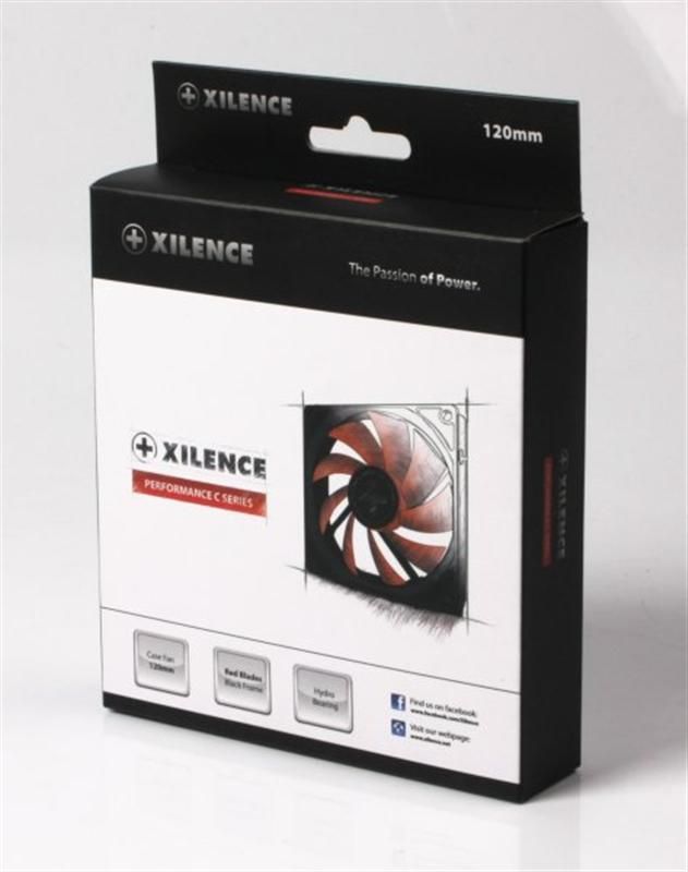 Вентилятор Xilence XPF120.R (XF039), 120х120х25мм, 3-pin+4-pin, Black/Red