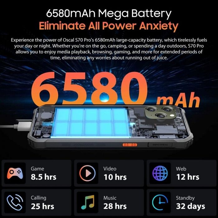 Смартфон Oscal S70 Pro 4/64GB Dual Sim Green