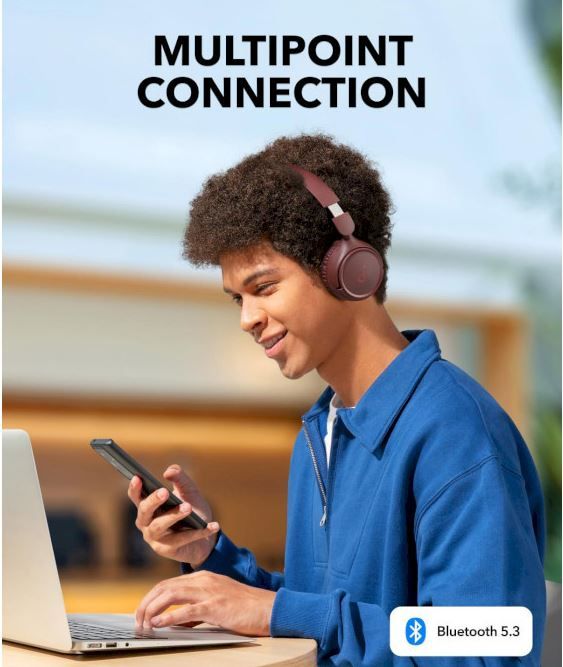 Bluetooth-гарнітура Anker SoundCore H30i Red (A3012G91)