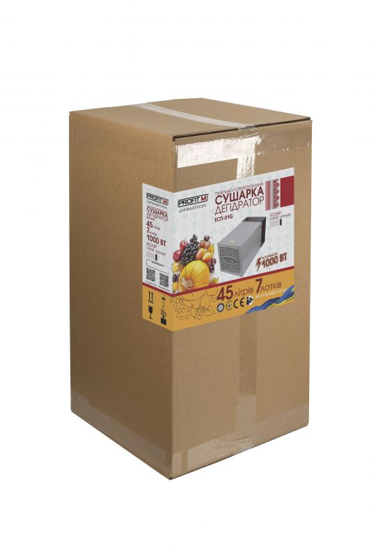 Сушарка ProfitM ЕСП-01G/03G чорно-сіра