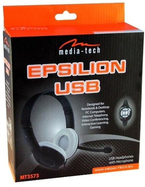 Гарнітура Media-Tech Epsilion USB Black (MT3573)