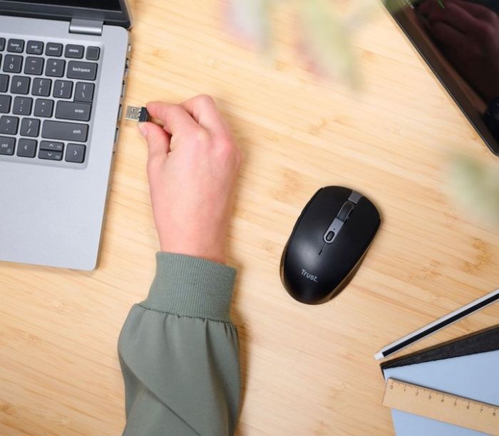 Миша бездротова Trust Ozaa Compact Black (24819)