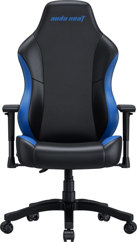 Крісло для геймерів Anda Seat Luna Size L PVC Black/Blue (AD18-48-BS-PV)
