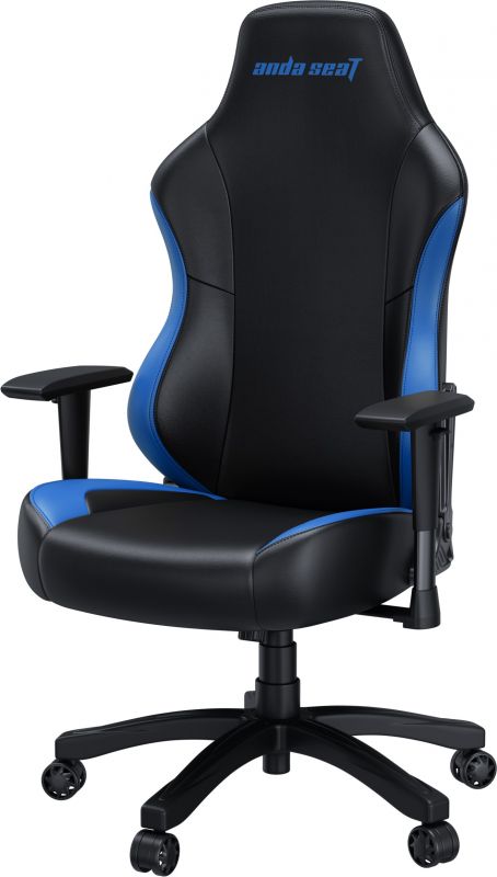 Крісло для геймерів Anda Seat Luna Size L PVC Black/Blue (AD18-48-BS-PV)