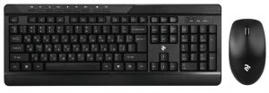 Комплект (клавіатура, мишка) бездротовий 2E MK410 Black (2E-MK410MWB)