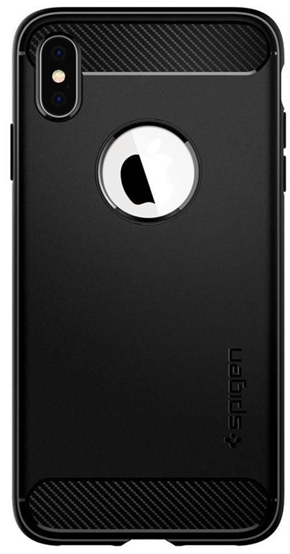 Чохол-накладка Spigen Rugged Armor для Apple iPhone XS Max Matte Black (065CS25125)