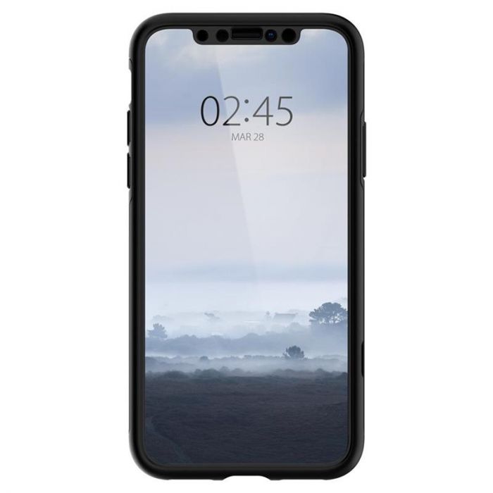 Чохол-накладка Spigen Thin Fit 360 для Apple iPhone XS Max Black (065CS24846) + скло