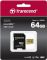 Карта пам`ятi MicroSDXC 64GB UHS-I/U3 Class 10 Transcend 500S + SD-adapter (TS64GUSD500S)