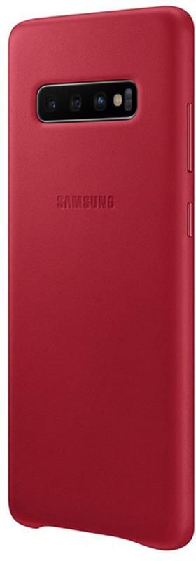 Чохол-накладка Samsung Leather Cover для Samsung Galaxy S10+ SM-G975 Red (EF-VG975LREGRU)