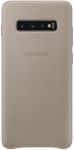 Чохол-накладка Samsung Leather Cover для Samsung Galaxy S10+ SM-G975 Gray (EF-VG975LJEGRU)