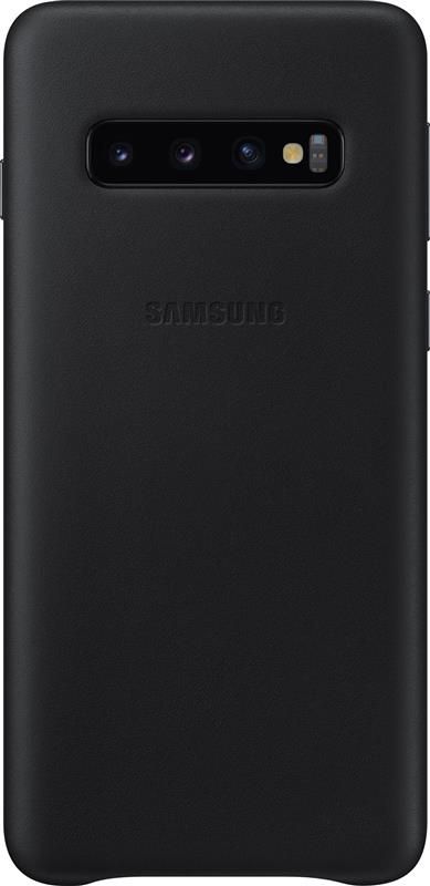 Чохол-накладка Samsung Leather Cover для Samsung Galaxy S10 SM-G973 Black (EF-VG973LBEGRU)