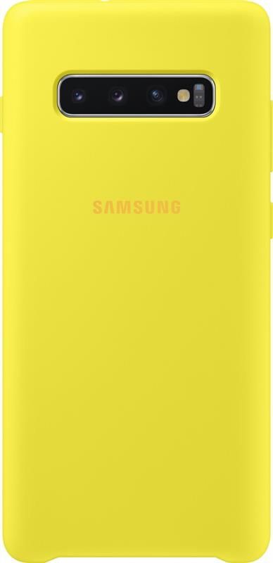 Чохол-накладка Samsung Silicone Cover для Samsung Galaxy S10+ SM-G975 Yellow (EF-PG975TYEGRU)